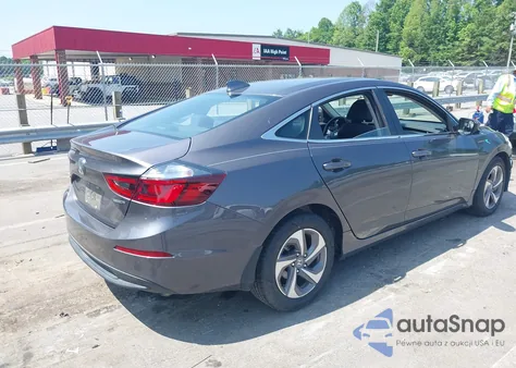 2020 Honda Insight Ex z USA, uszkodzony, nr VIN 19XZE4F55LE011882